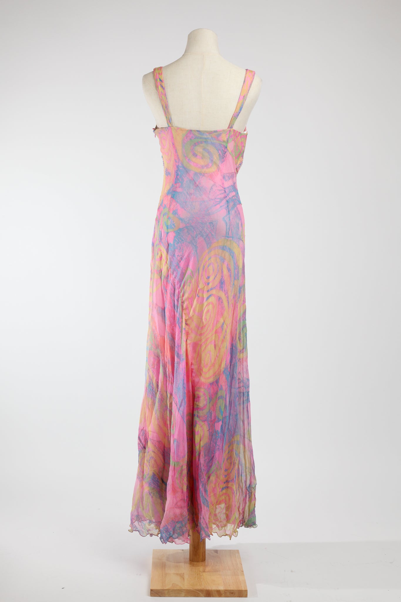 Diane Freis - Nebula Pink Chiffon dress