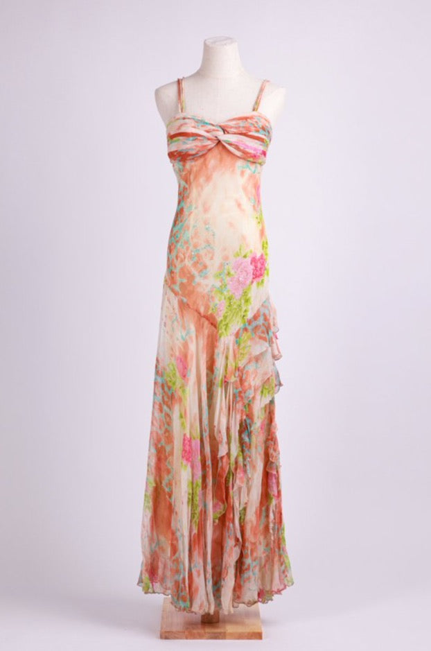 Diane Freis - Wooded Meadow Berry Rose Diane Freis dress gown - Iconic  Fashion