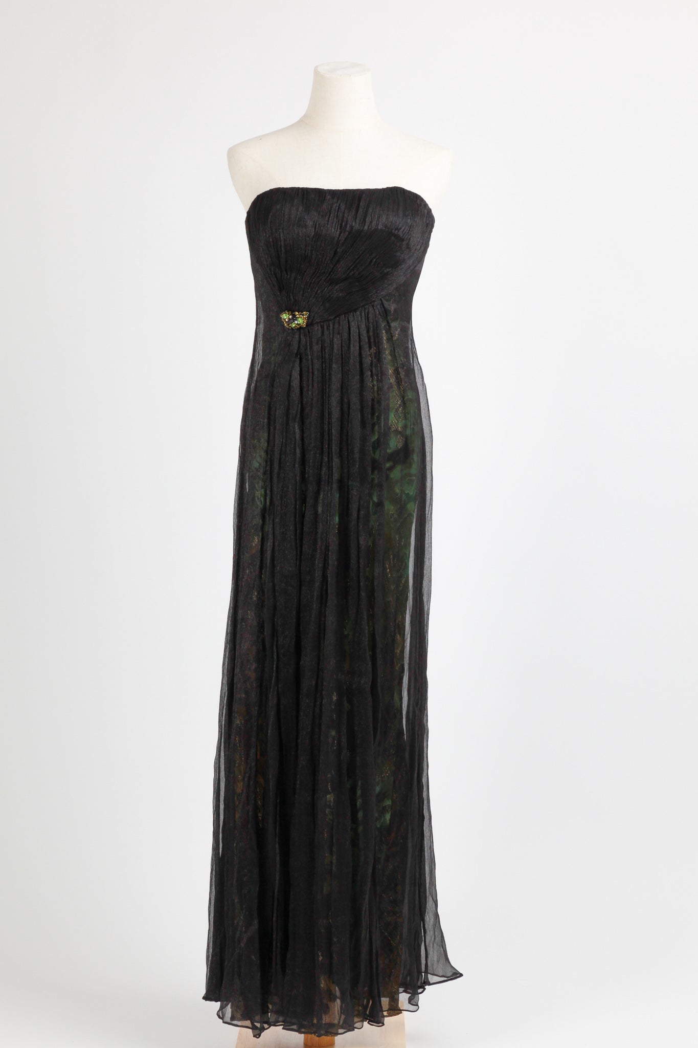 Diane Freis - Strapless Midnight Forest Mystic Gown Dress