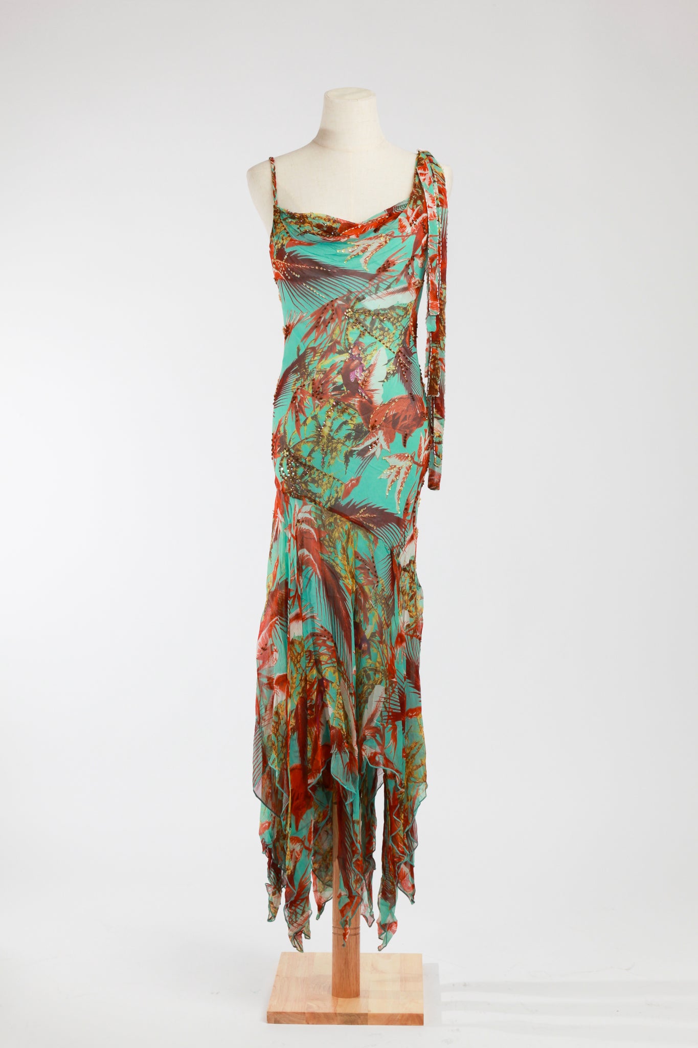 diane freis vintage dresses Designer to Know: Investment Piece Non stretch 100% silk chiffon Diane Freis Floridian Breeze Silk