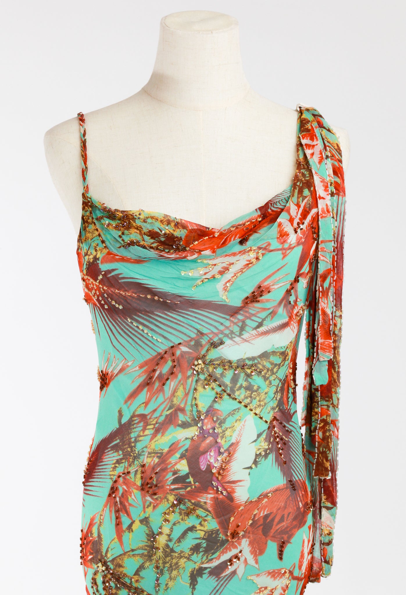 Diane Freis Floridian Breeze Silk dress