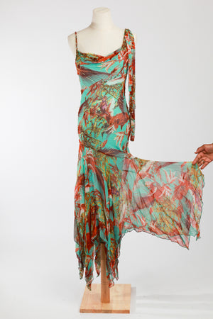 Diane Freis Floridian Breeze Silk dress