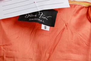 Diane Freis - Feathers of Inspiration orange Diane Freis Dress
